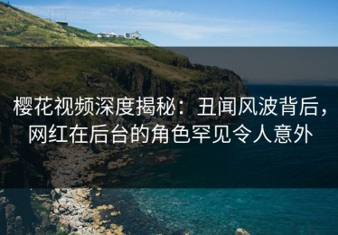 樱花视频深度揭秘：丑闻风波背后，网红在后台的角色罕见令人意外